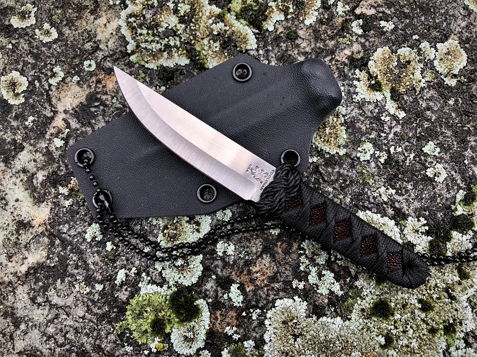 Eddleman Sam Kwaiken Neck Knife Tanto 4 Eddleman Sam Kwaiken Neck Knife Tanto – Image 2