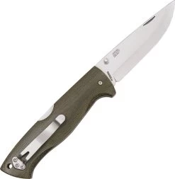 Enzo Knives Borka 90 Green Micarta