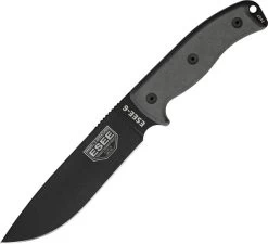 ESEE 6 Lame Lisse Noire étui Olive -Magasin De Couteaux esee 6