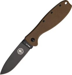 ESEE Zancudo Black Coyote GRN 5 ESEE Zancudo Black Coyote GRN -Magasin De Couteaux esee zancudo framelock tan