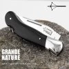 Laguiole G. David Arbalète Grande Nature ébène Tire-bouchon -Magasin De Couteaux laguiole nature ebene tb