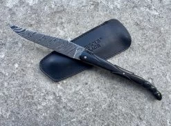 Ginisty Mickael Laguiole Aile De Pigeon ébène Et Damas