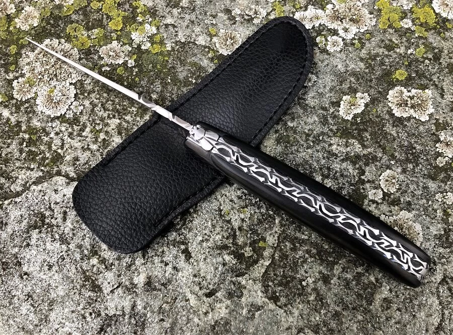 Laguiole Village Fibre De Carbone 12cm 4 Laguiole Village Fibre De Carbone 12cm – Image 2