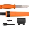 Mora Kansbol Burnt Orange + Kit -Magasin De Couteaux mora kansbol kit