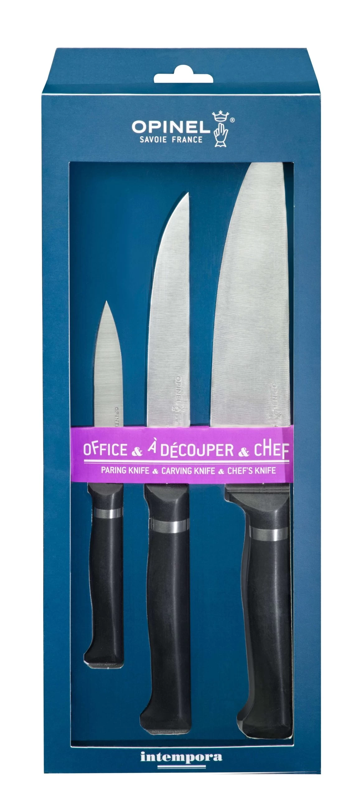 Opinel Set 3 Couteaux Intempora 4 Opinel Set 3 Couteaux Intempora – Image 2