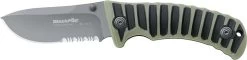 Fox Black Fox Drop Point Bland Green Handle