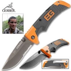 Gerber Bear Grylls Scout Folding Sheath Knife -Magasin De Couteaux product g e gerber a19 gb0754