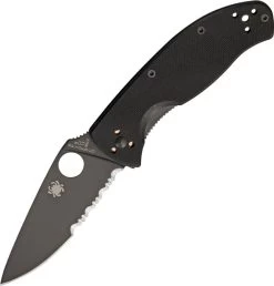 Spyderco Tenacious Black Serrated